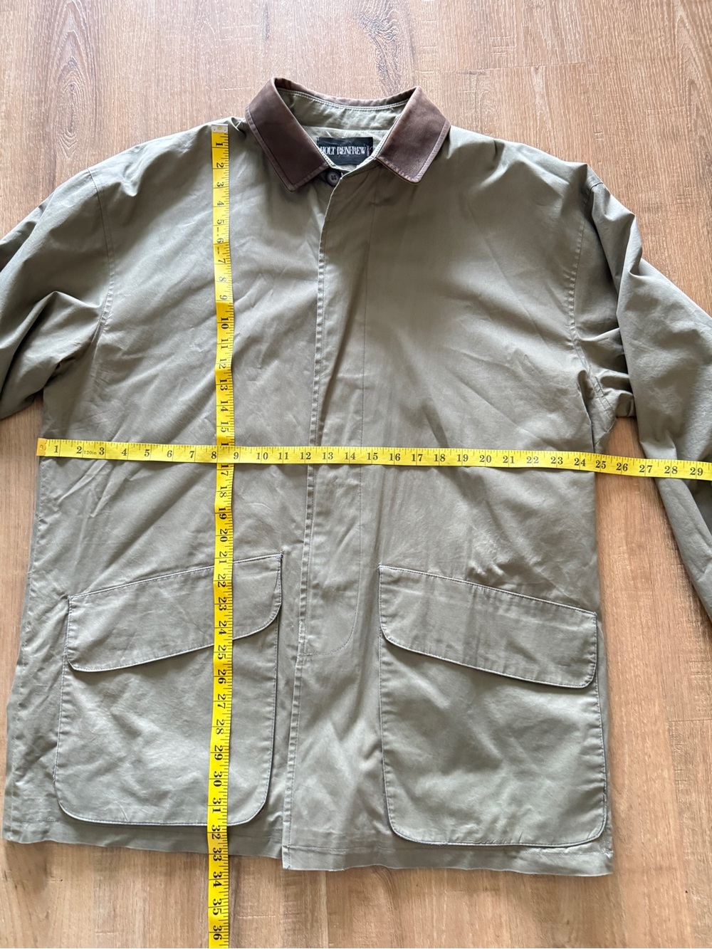 Vintage Holt Refrew Barn Chore Coat Green Normcore Cabincore Minimalist L - Picture 8 of 10